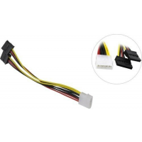 Переходник Exegate Molex - 2x SATA, 0.15m (EX138935RUS)