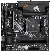 Материнская плата Gigabyte B550M AORUS ELITE AX Soc-AM4 AMD B550 4xDDR4 mATX AC`97 8ch(7.1) GbLAN RAID+DVI+HDMI