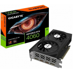 Видеокарта Gigabyte RTX4060 WINDFORCE OC 8GB GDDR6 128-bit DPx2 HDMIx2 2FAN RTL по доступной цене в Макеевке ДНР