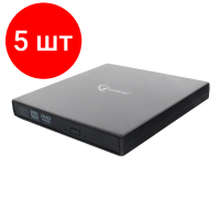 Привод DVD Gembird DVD-USB-02 пластик, черный USB 2.0