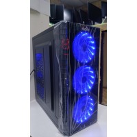 Игровой компьютер C3131S BLUE Intel Xeon 6ядер/12потока, 16GB, SSD-M2-128ГБ+HDD1ТБ, RX580 8GB
