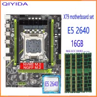 Игровой комплект - для сборки ПК QIYIDA X79-6M LGA2011, Intel Xeon E5-2640, 6 ядер/12 потоков,16 Гб
