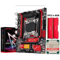 Игровой комплект - материнская плата MACHINIST X99-RS9 LGA 2011-3 , Intel Xeon E5-2670 v3 (12 ядер/2