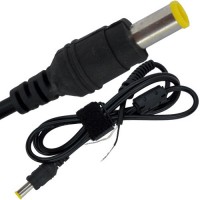 DC кабель SONY (6.6*4.4 + Pin) от блока питания к ноутбуку.  Кабель с ферритовым фильтром и застежкой