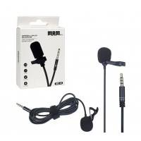 Микрофон петличный MRM MC-10 (jack 3,5) black (1,55м)