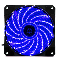 Вентилятор игровой DT-GF12025BL для компьютерного корпуса с подсветкой синий
