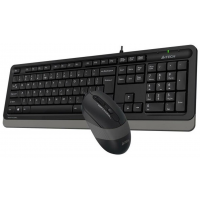 Клавиатура + мышь A4Tech Fstyler F1010 черный/серый USB Multimedia