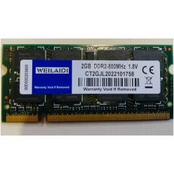 Оперативная память SO-DIMM DDR2 Weilaidi 2GB 800MHz 1,8V в Макеевке ДНР