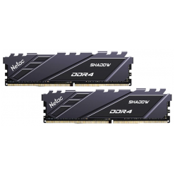 Оперативная память DDR4 Netac Shadow 16 ГБ (8 ГБ x 2 шт.) 3600 МГц DIMM CL18 NTSDD4P36DP-16E в Макеевке ДНР