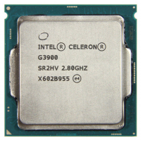 Процессор Intel Celeron G3900 (2,8 ГГц, LGA 1151, 2 Мб, 2 ядра) Б/У