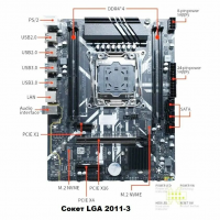 Материнская плата Atermiter ZX X99 D4M4 v1.13 DDR4