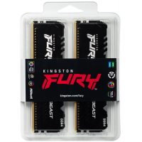 Оперативная память DIMM DDR4 Kingston FURY Beast RGB KF436C17BBAK2/16