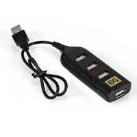 USB-Хаб (концентратор) ExeGate EX293976RUS DUB-42 (кабель-адаптер USB2.0 --> 4xUSB2.0, Plug&Play, че