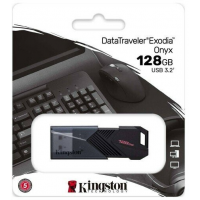 Накопитель USB 3.2 128Гб Kingston DataTraveler Exodia Onyx (DTXON/128GB), черный