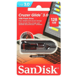 USB Flash Drive 128Gb - SanDisk Cruzer Glide 3.0 Black SDCZ600-128G-G35 в Макеевке ДНР