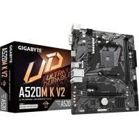 Материнская плата Gigabyte A520M K V2 /(V1.1) Soc-AM4 AMD A520 2xDDR4 mATX AC`97 8ch(7.1) GbLAN RAID+VGA+HDMI