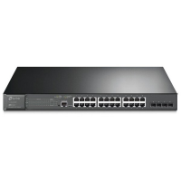 Коммутатор/ JetStream 28-port Gigabit L2+ Managed Switch with 24-port PoE+, PoE budget up to 384W, support SDN