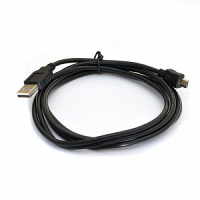 Кабель DeTech USB 2.0 AM-micro B 30AWG black microUSB (1,8м) 