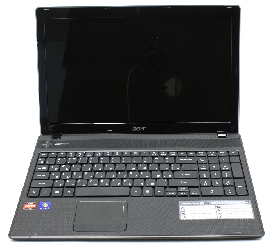 Acer aspire 5552g выключается сразу после включения